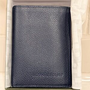 Longchamp Navy Blue Wallet Bi Fold